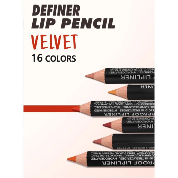 14 Color Nude Matte Lipstick Pencil Long-lasting Waterproof Lip Pencil High Pigmented Lip Liner Lip Makeup Tool