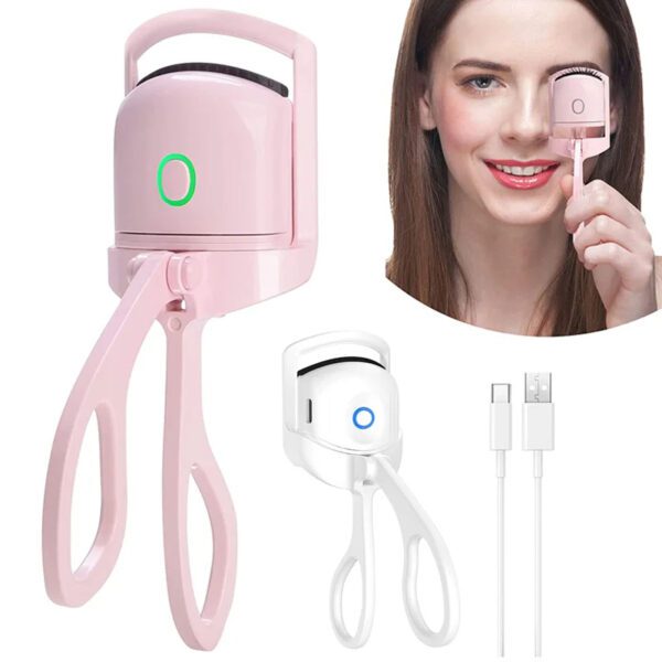 Electric Eyelash Curler - Electric Heated Lasting USB Charging Cable Makeup Tools