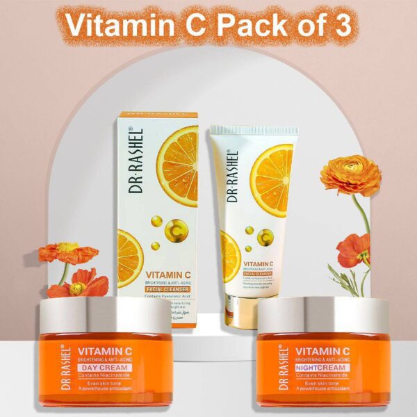 Dr Rashel Vitamin C Pack of 3 – Day & Night Cream