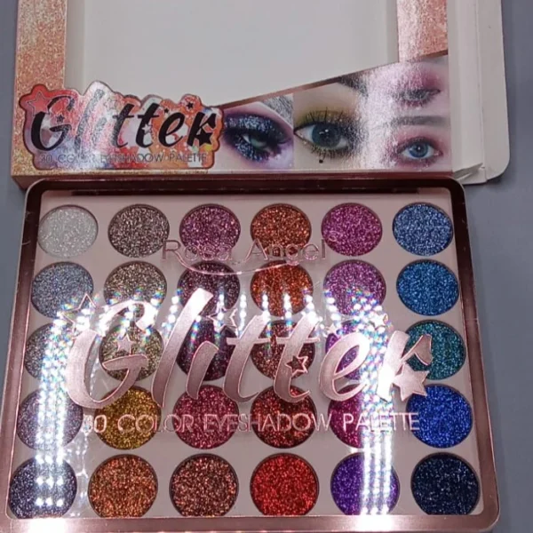 30 Beautiful Colors Glitter Eyeshadow Palette for Mesmerizing Eye Looks